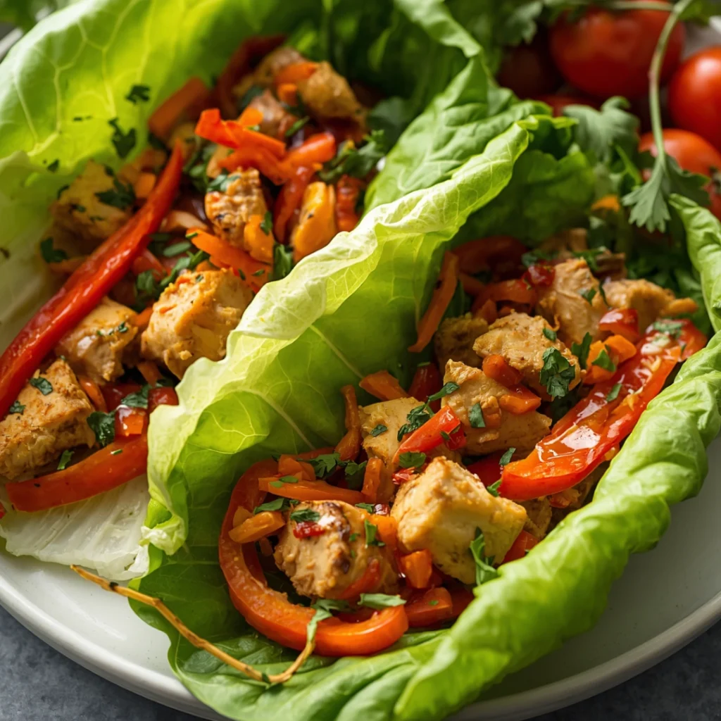 Chicken Lettuce Wraps 1