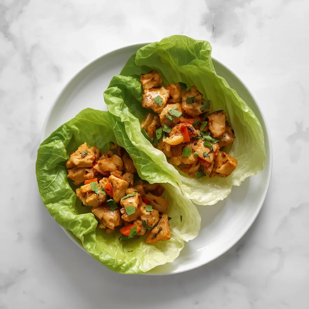Chicken Lettuce Wraps