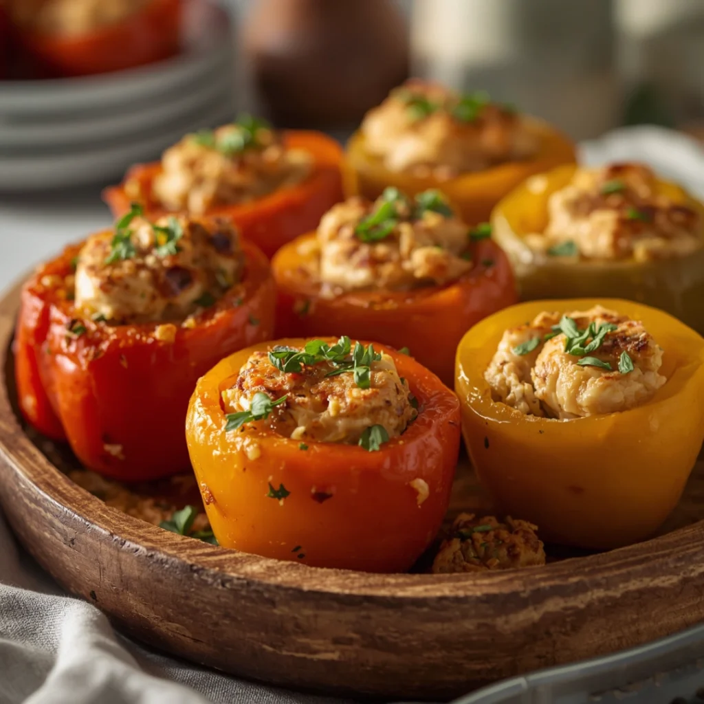 Chicken Stuffed Mini Peppers
