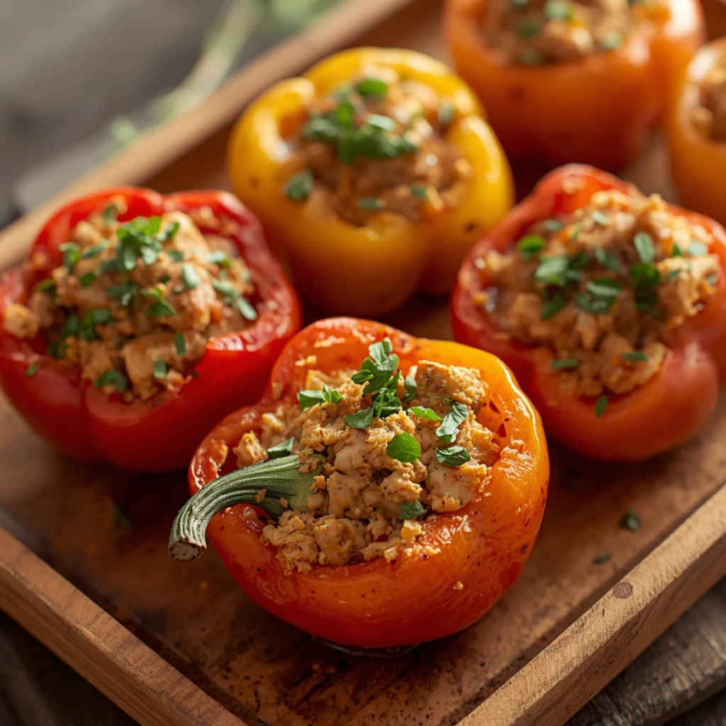 Chicken Stuffed Peppers