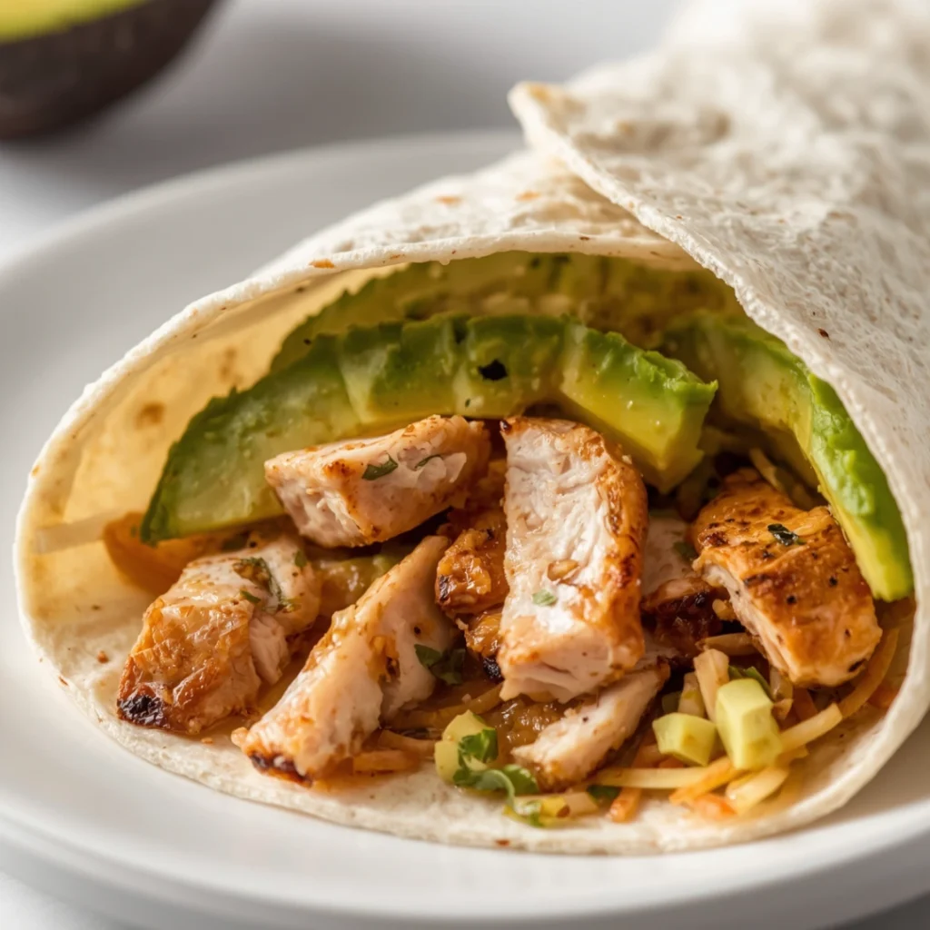 Grilled Chicken Avocado Wrap