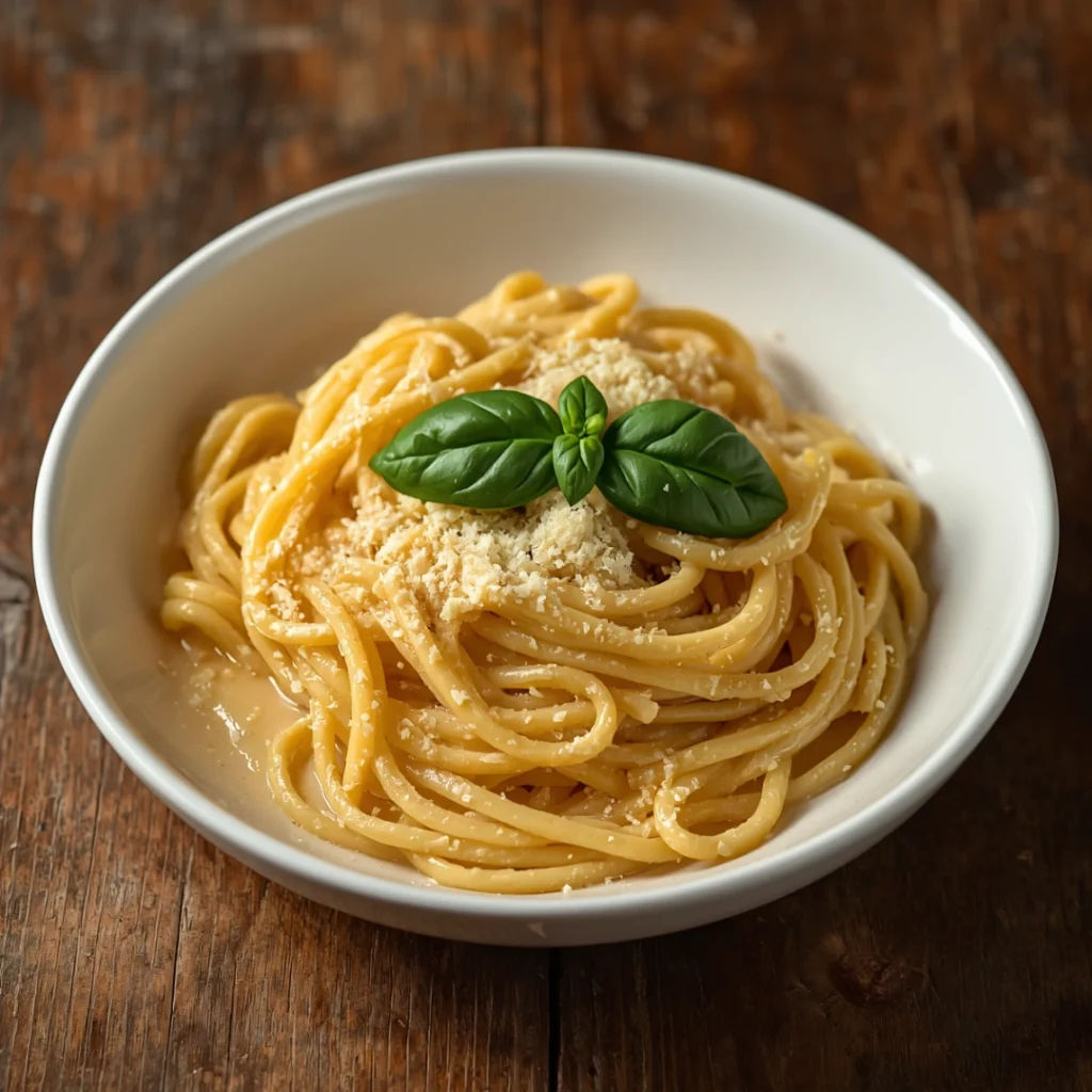 High Protein Fettuccine Alfredo
