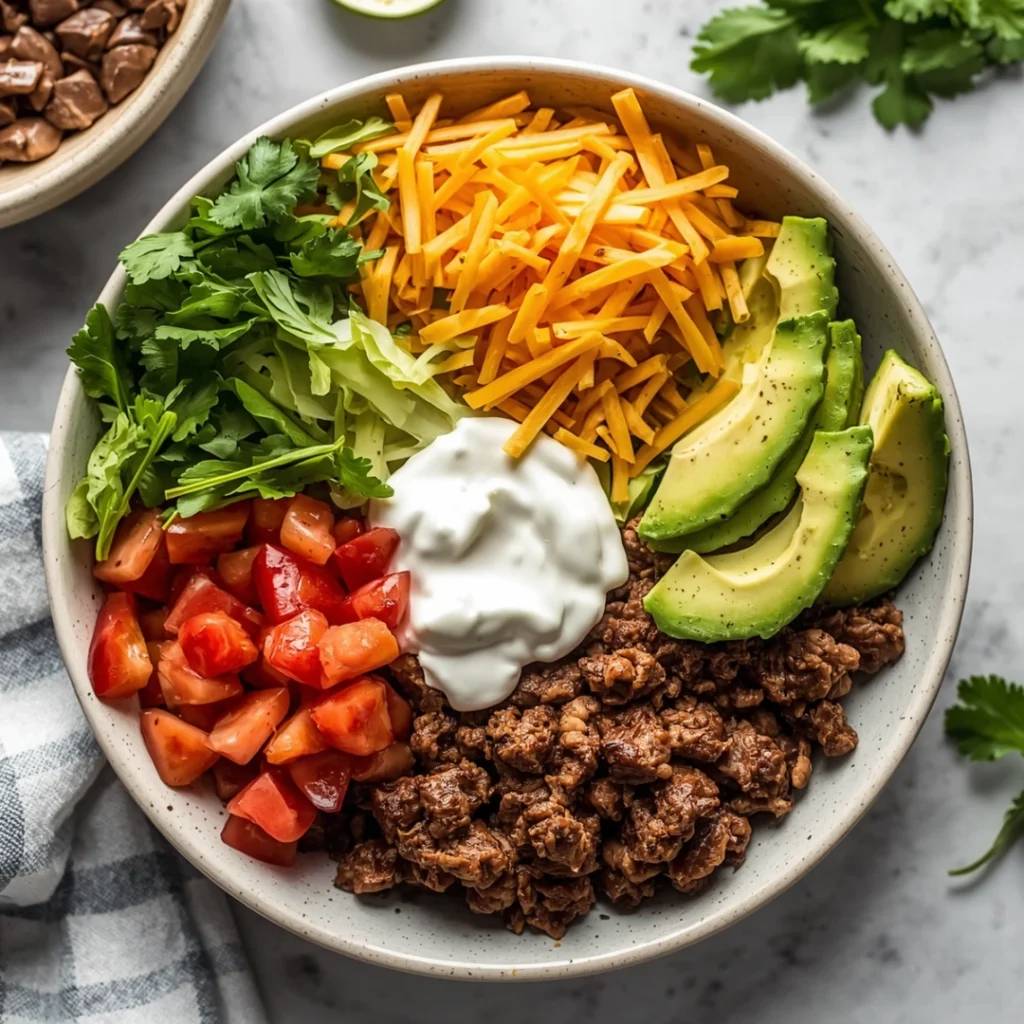 Keto Taco Bowl