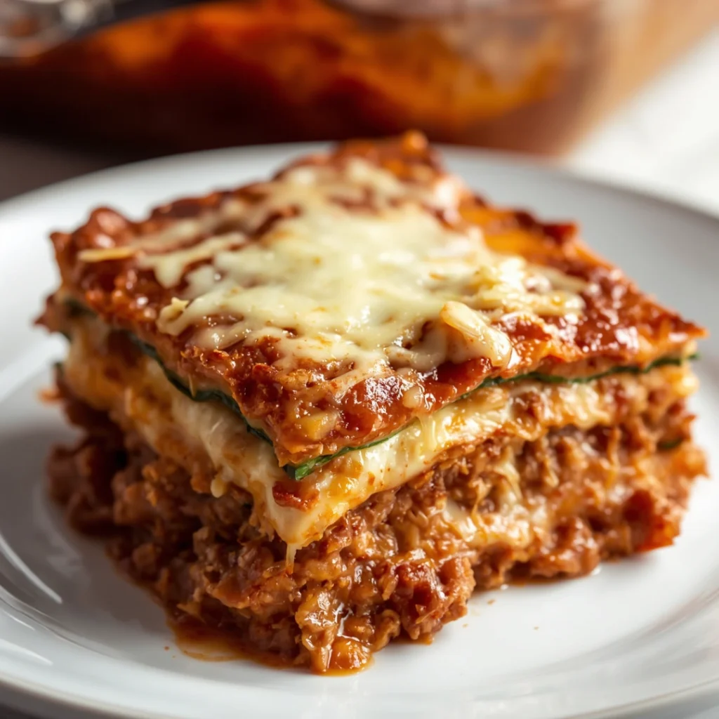Low Carb Lasagna Zucchini