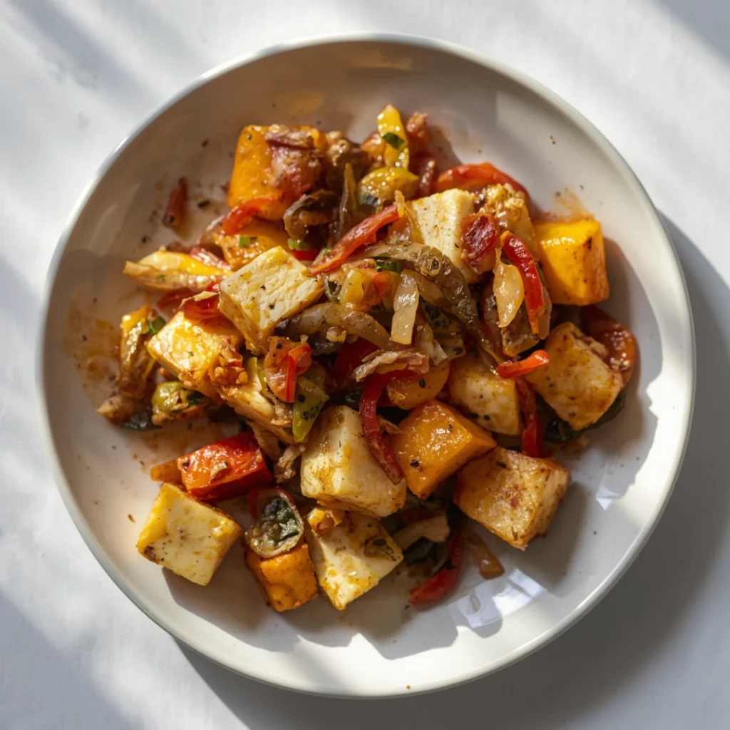Paneer and Vegetable Stir Fry