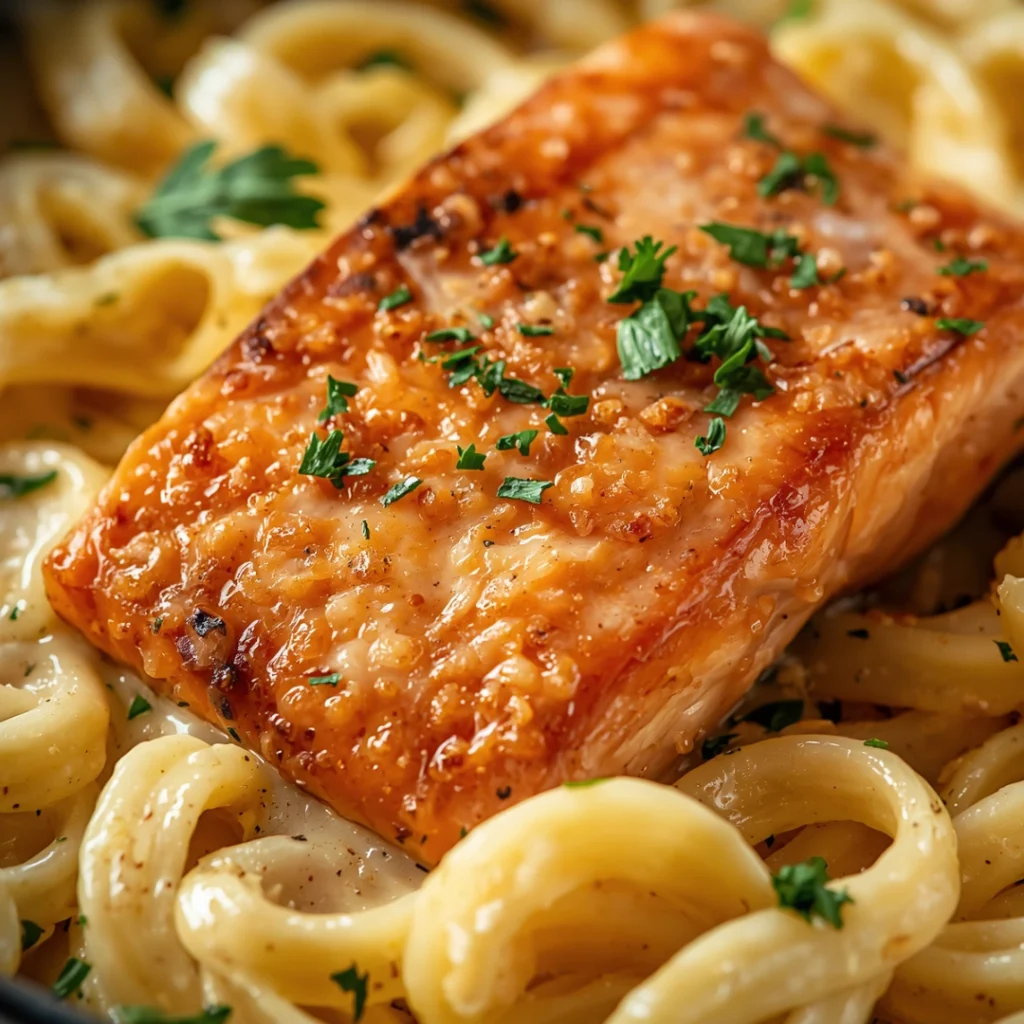Salmon Alfredo