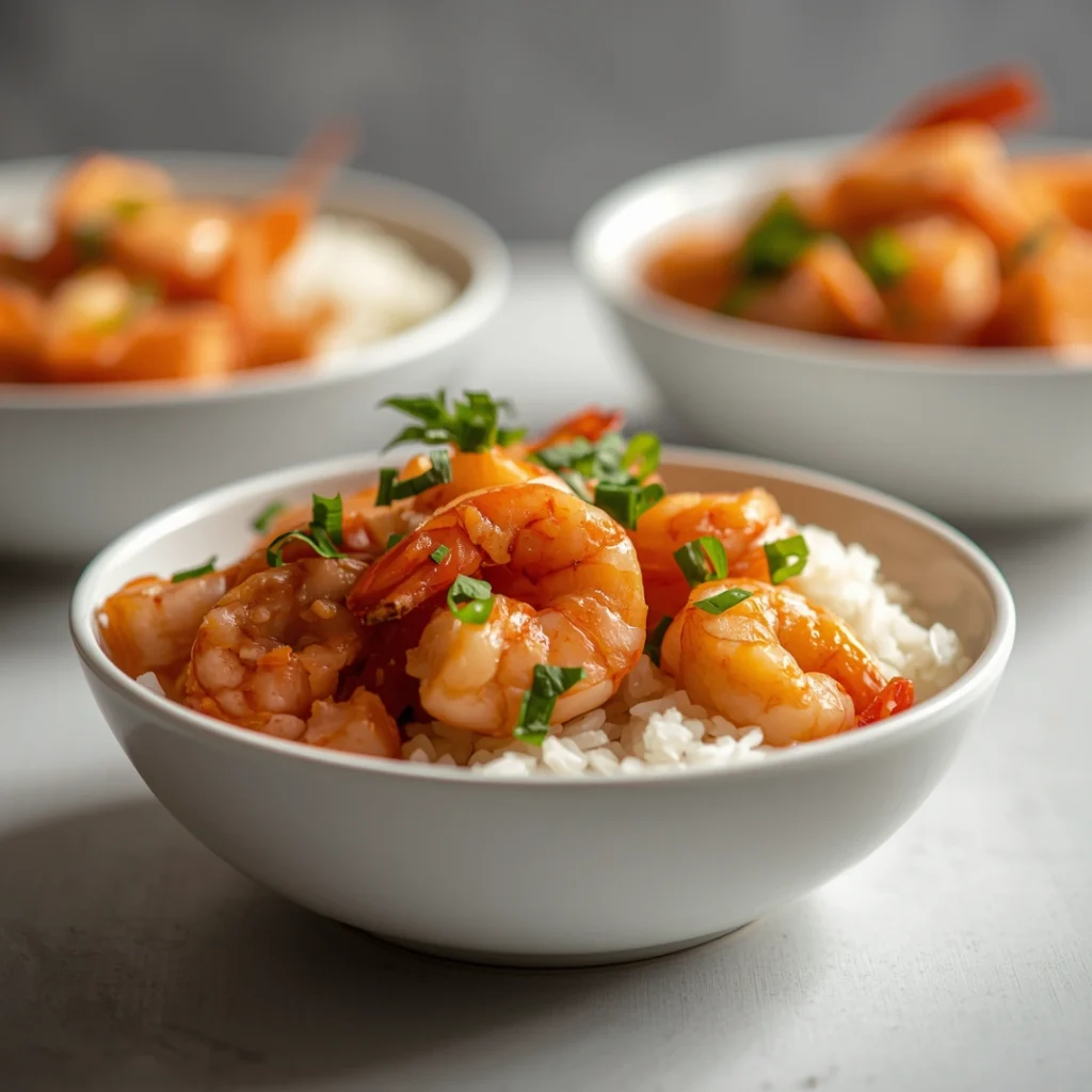 Shrimp and Rice Meal Prep Bowls