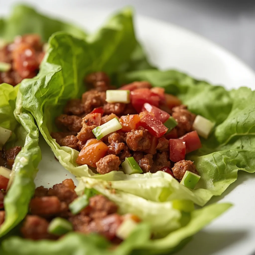 Sloppy Joe Lettuce Wraps