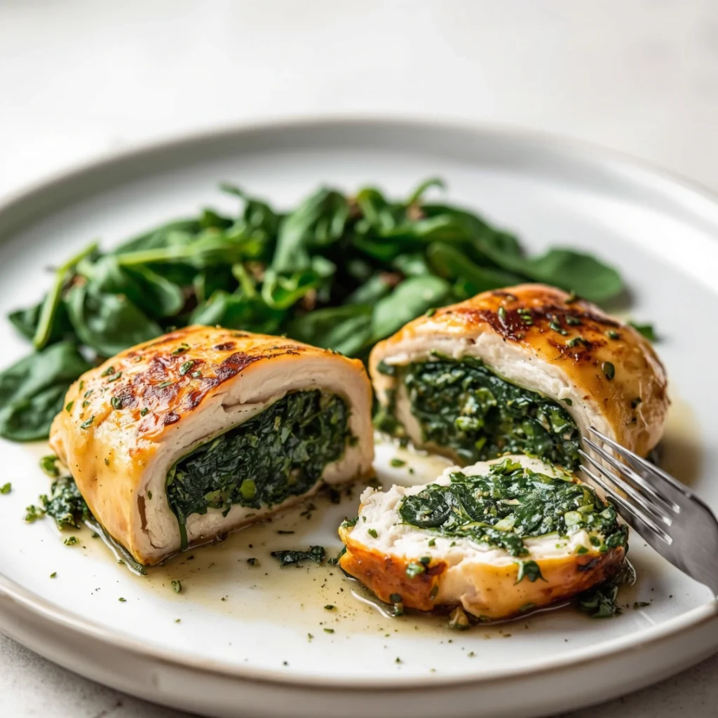 Spinach Stuffed Chicken