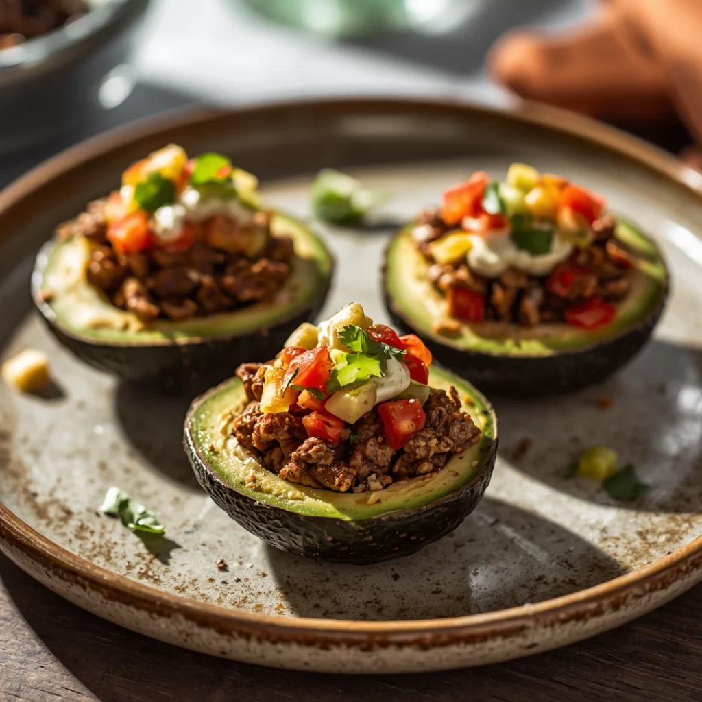 Taco Stuffed Avocados 1