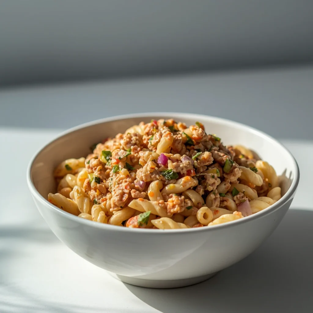 Tuna Pasta Salad High Protein