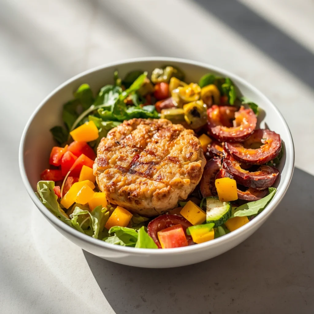 Turkey Burger Bowl 2