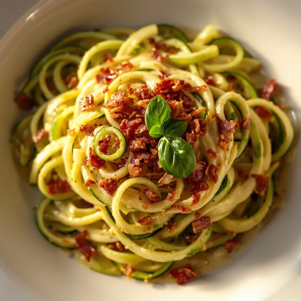 Zoodle Carbonara