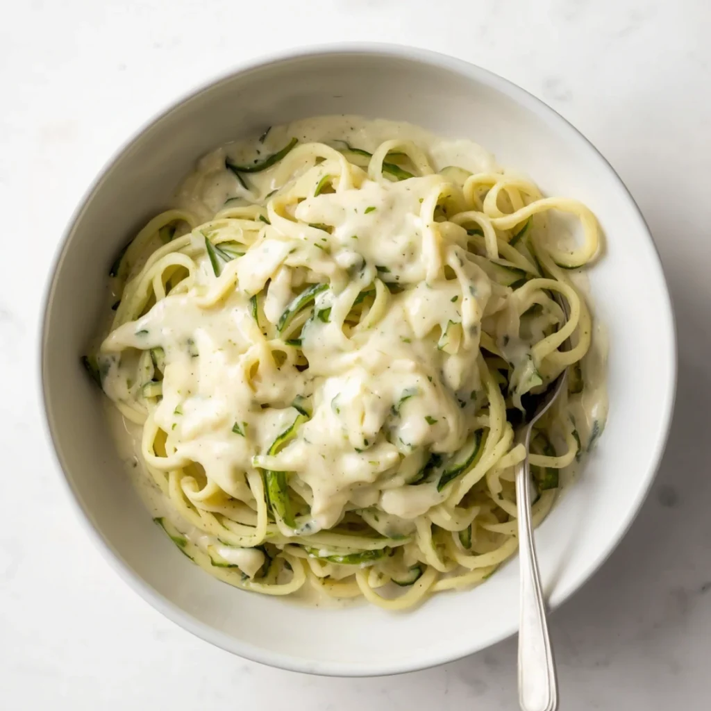Zucchini Noodle Alfredo