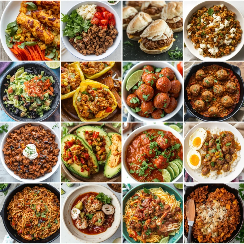 low carb ground beef dinner