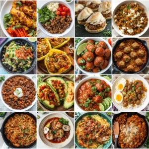 low carb ground beef dinner