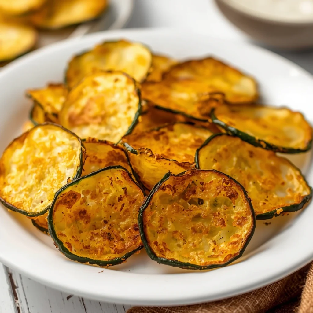 Air Fryer Zucchini Chips