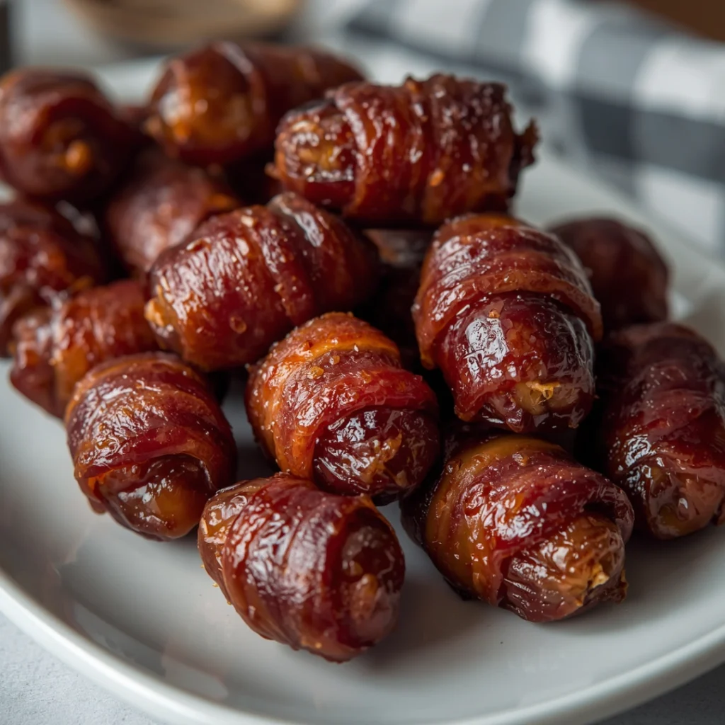 Bacon Wrapped Dates 1