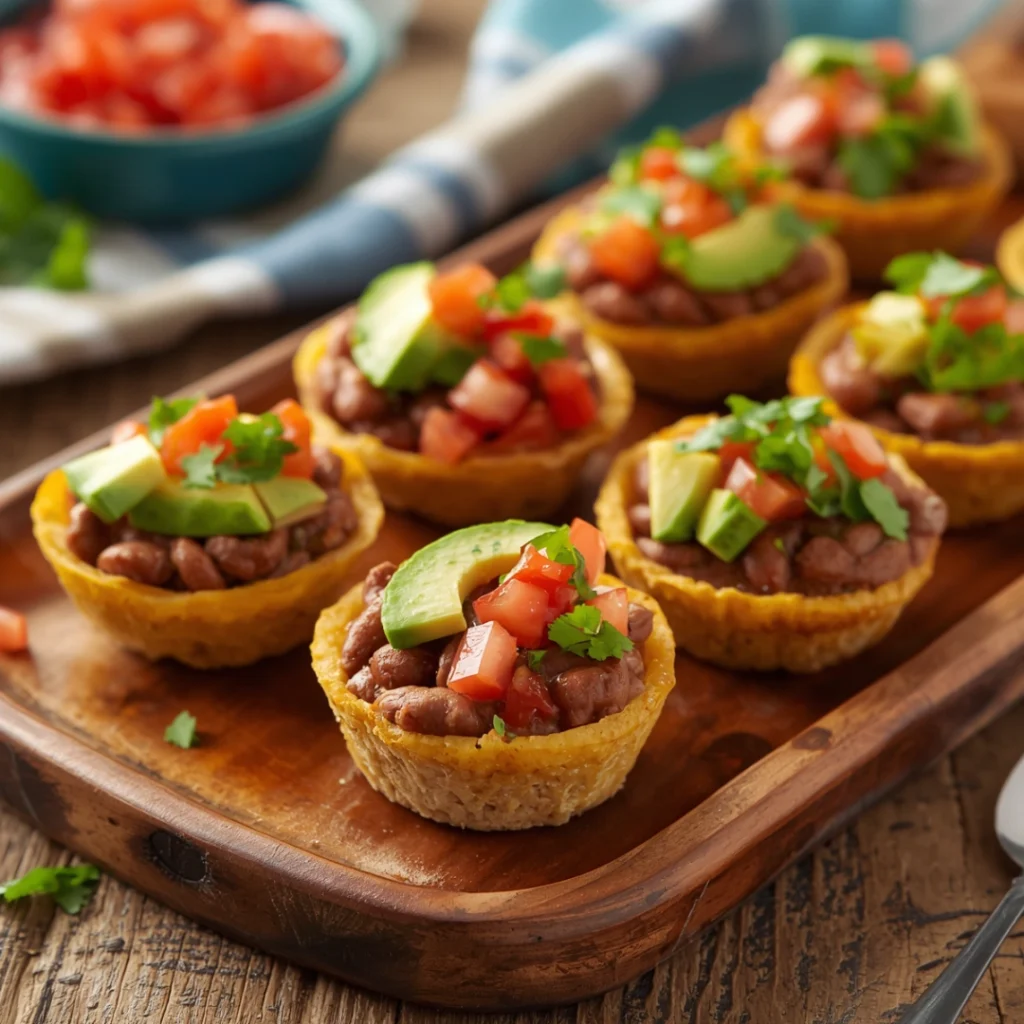 Bean Taco Cups