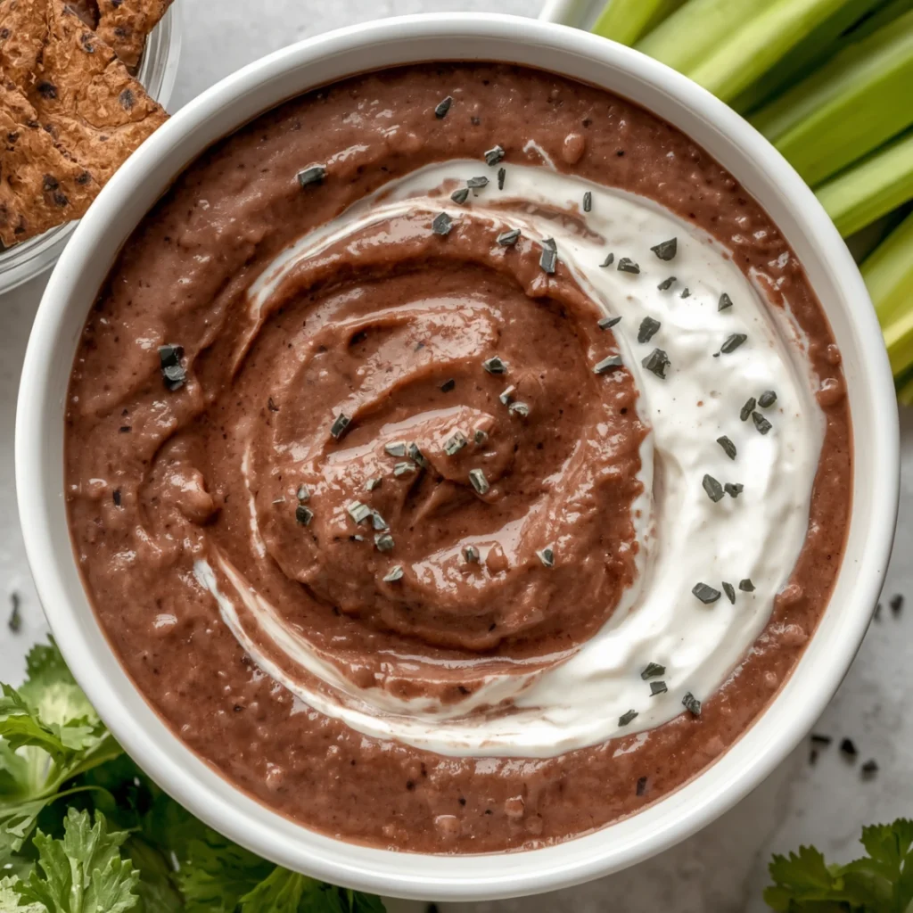 Black Bean Greek Yogurt Dip