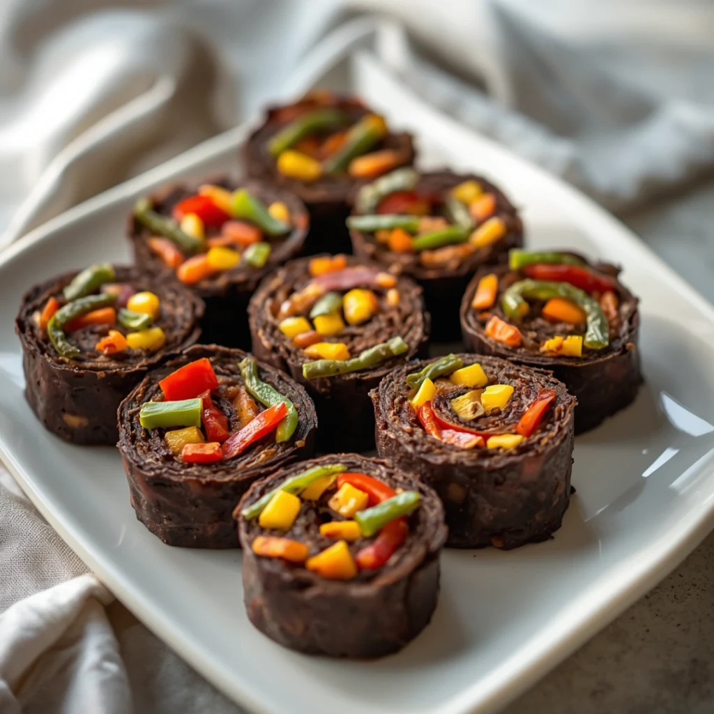 Black Bean Pinwheels