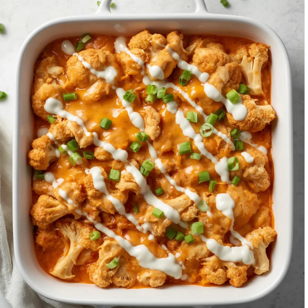 Buffalo Chicken Casserole