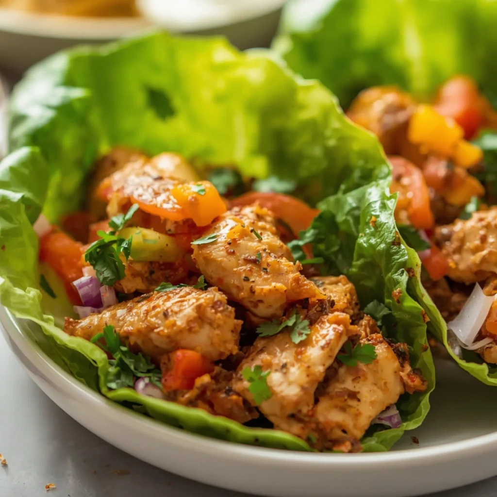 Chicken Lettuce Wraps 1