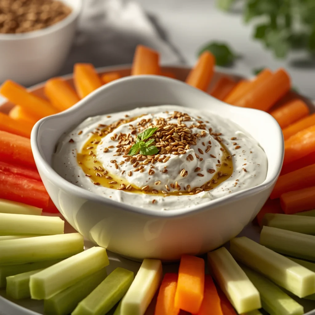 Cottage Cheese Flax Dip