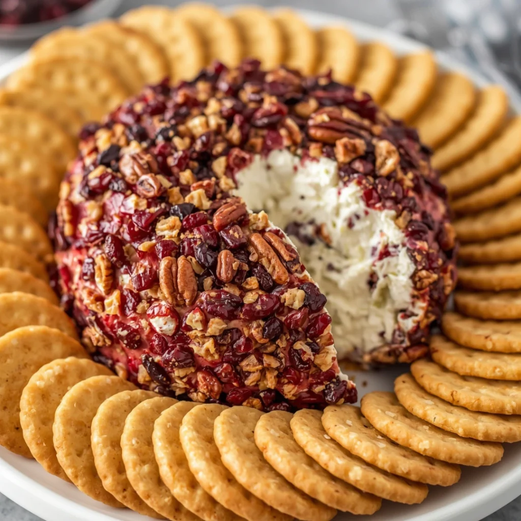 Cranberry Brie Cheese Ball