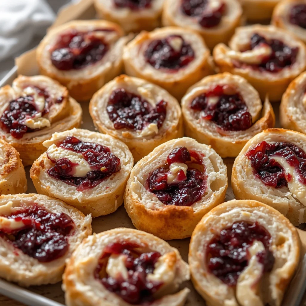 Cranberry Brie Pinwheels GF