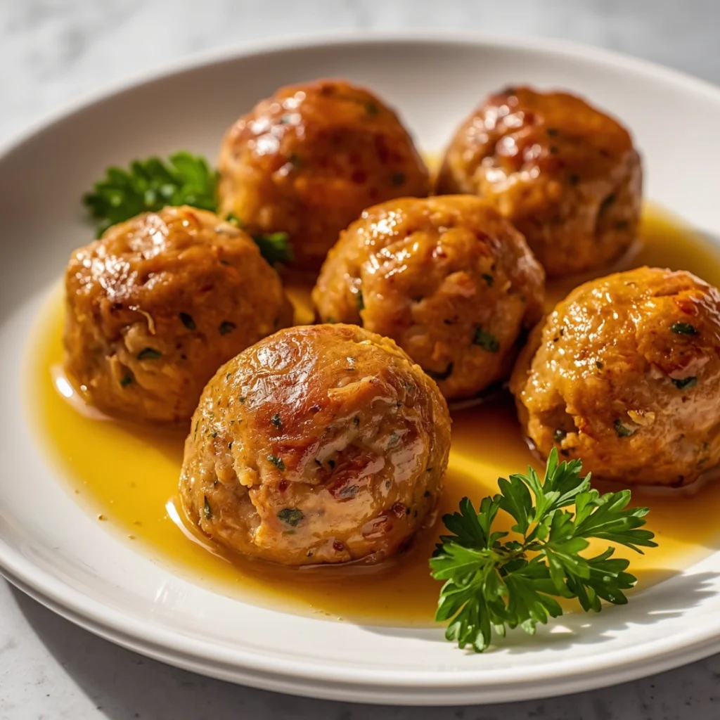Garlic Parmesan Meatballs