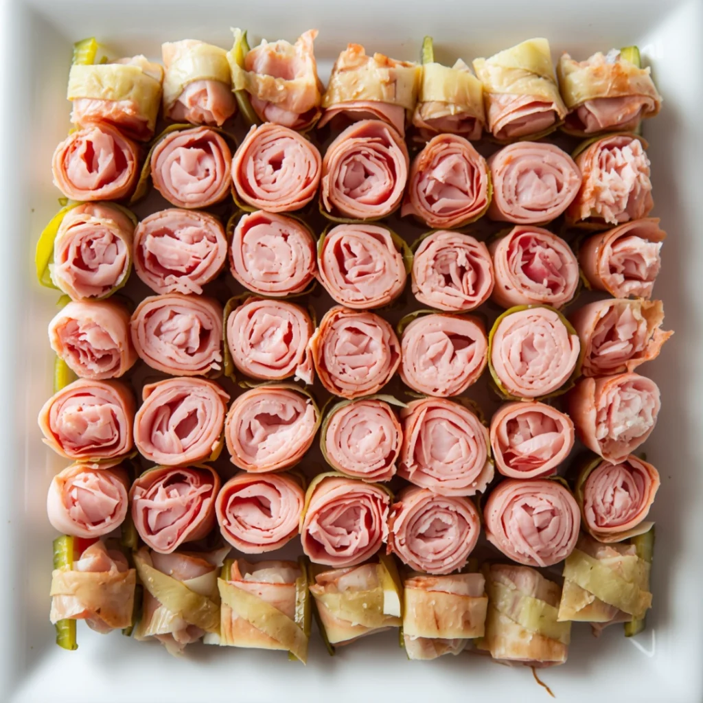 Ham Pickle Roll Ups