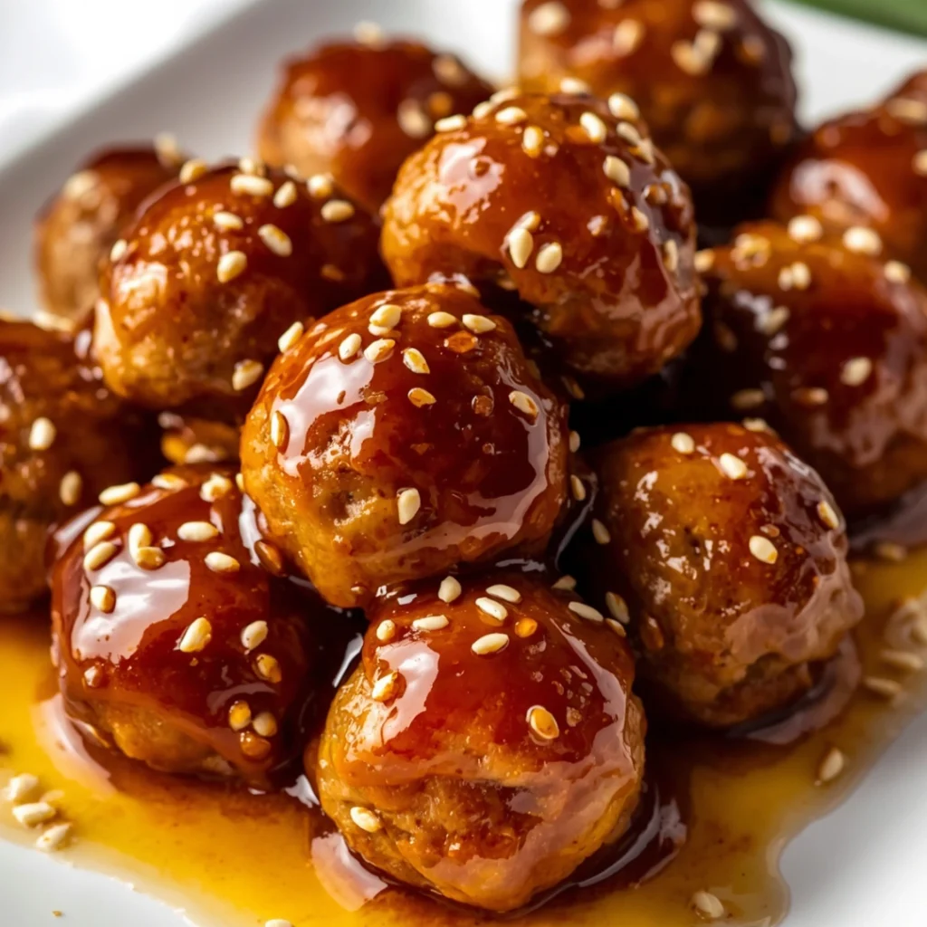 Honey Garlic Meatballs