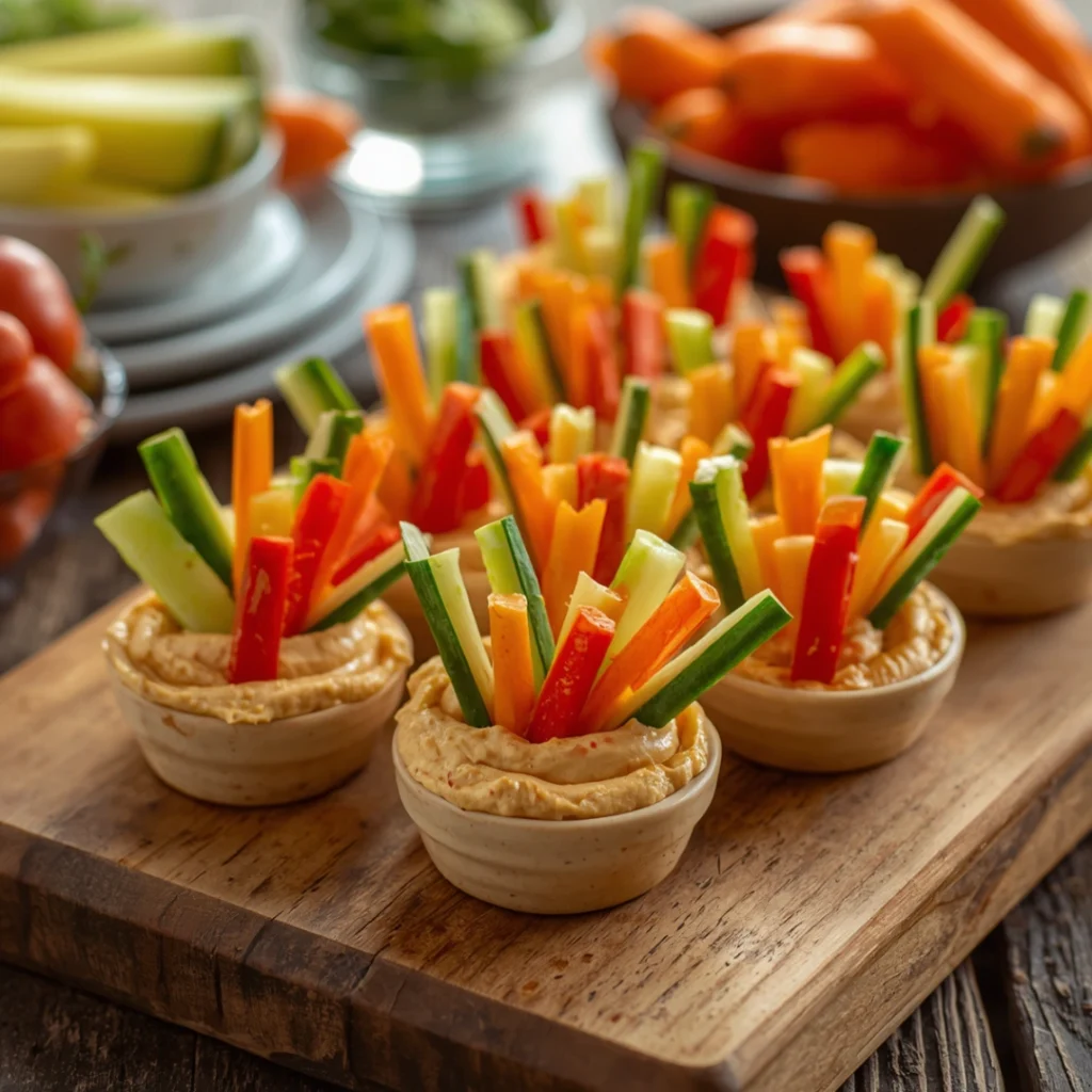 Hummus Veggie Cups 1