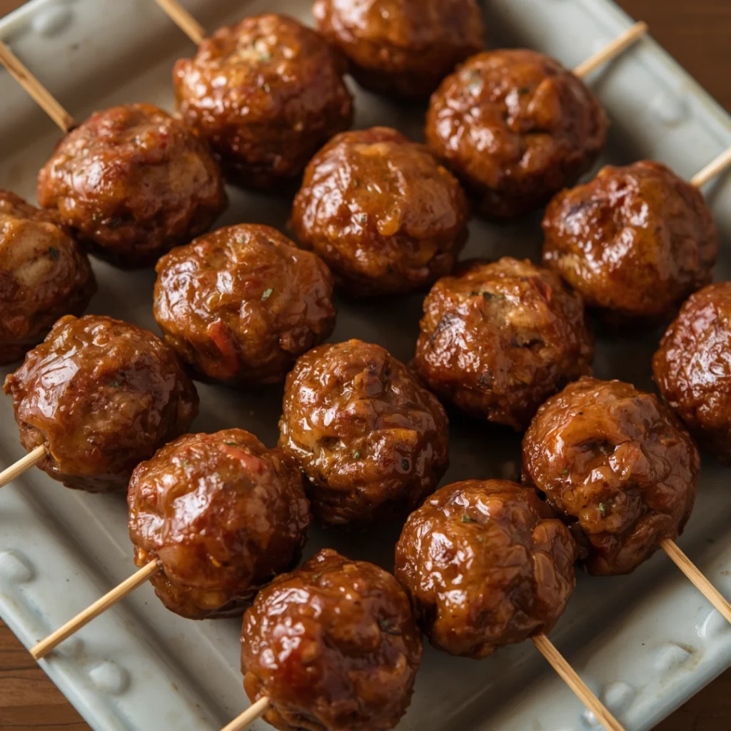 Meatball Skewers