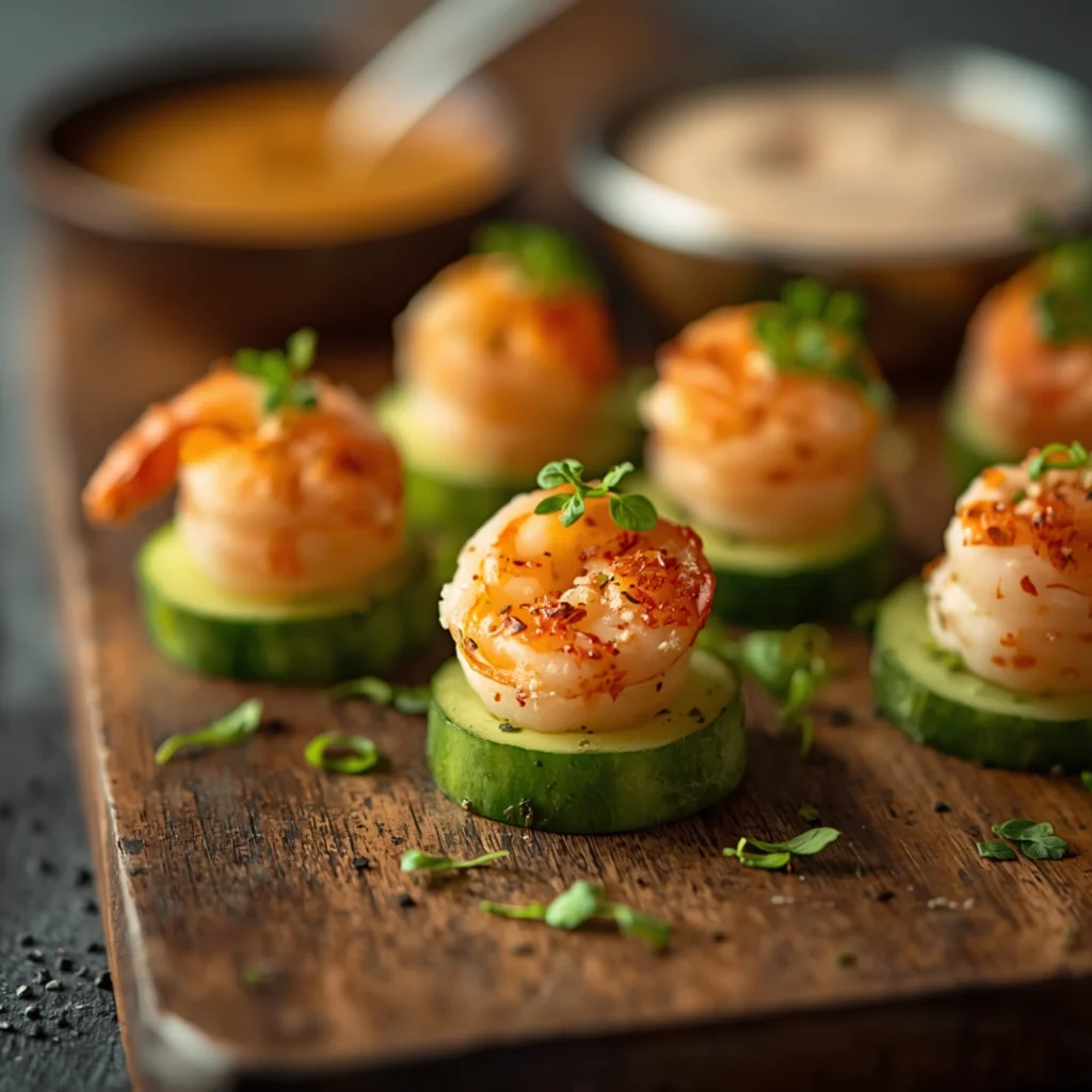Shrimp Cucumber Bites