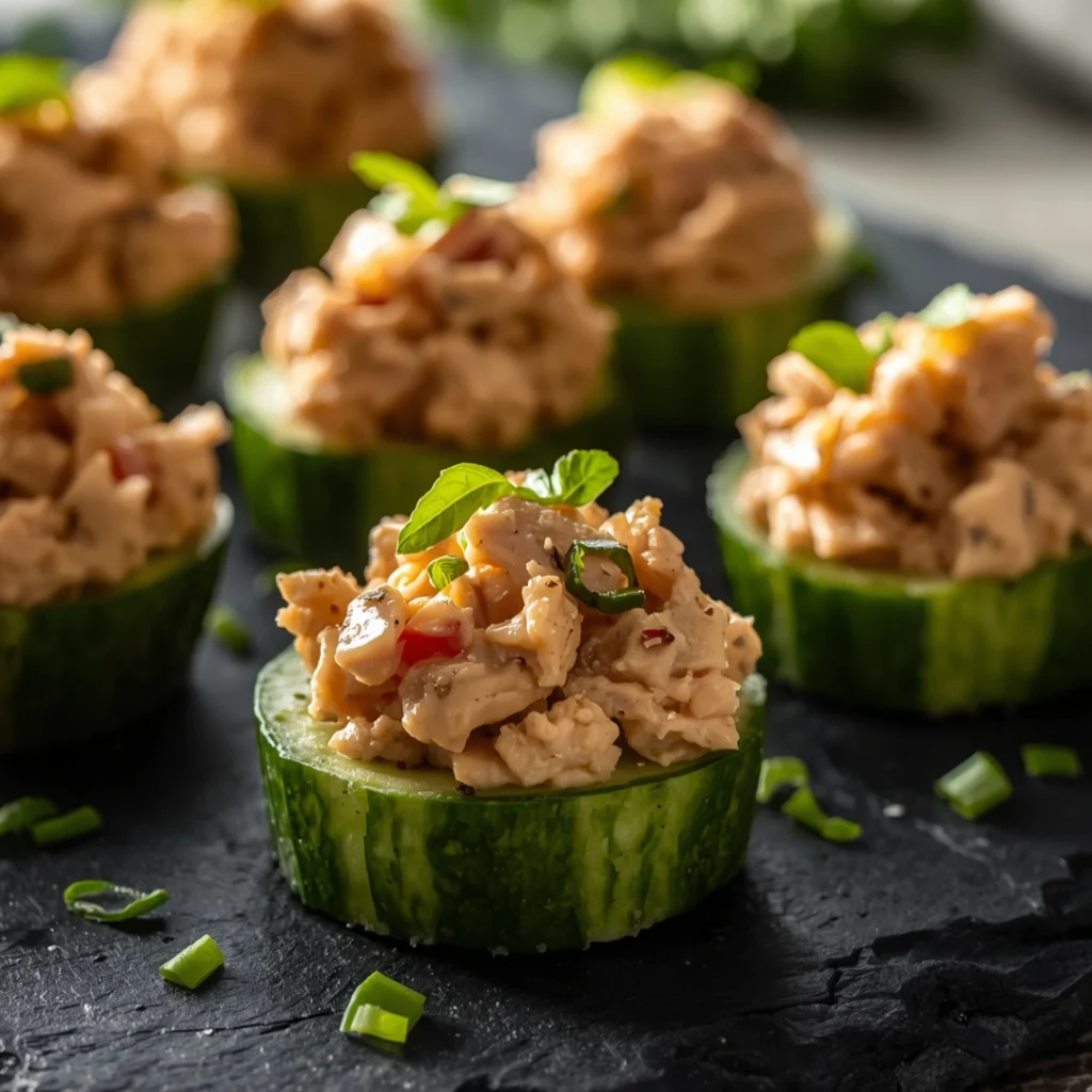 Tuna Cucumber Boats 1