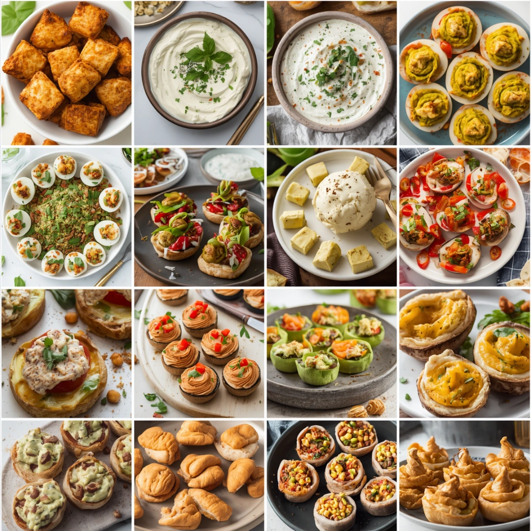 vegetarian high protein appetizers