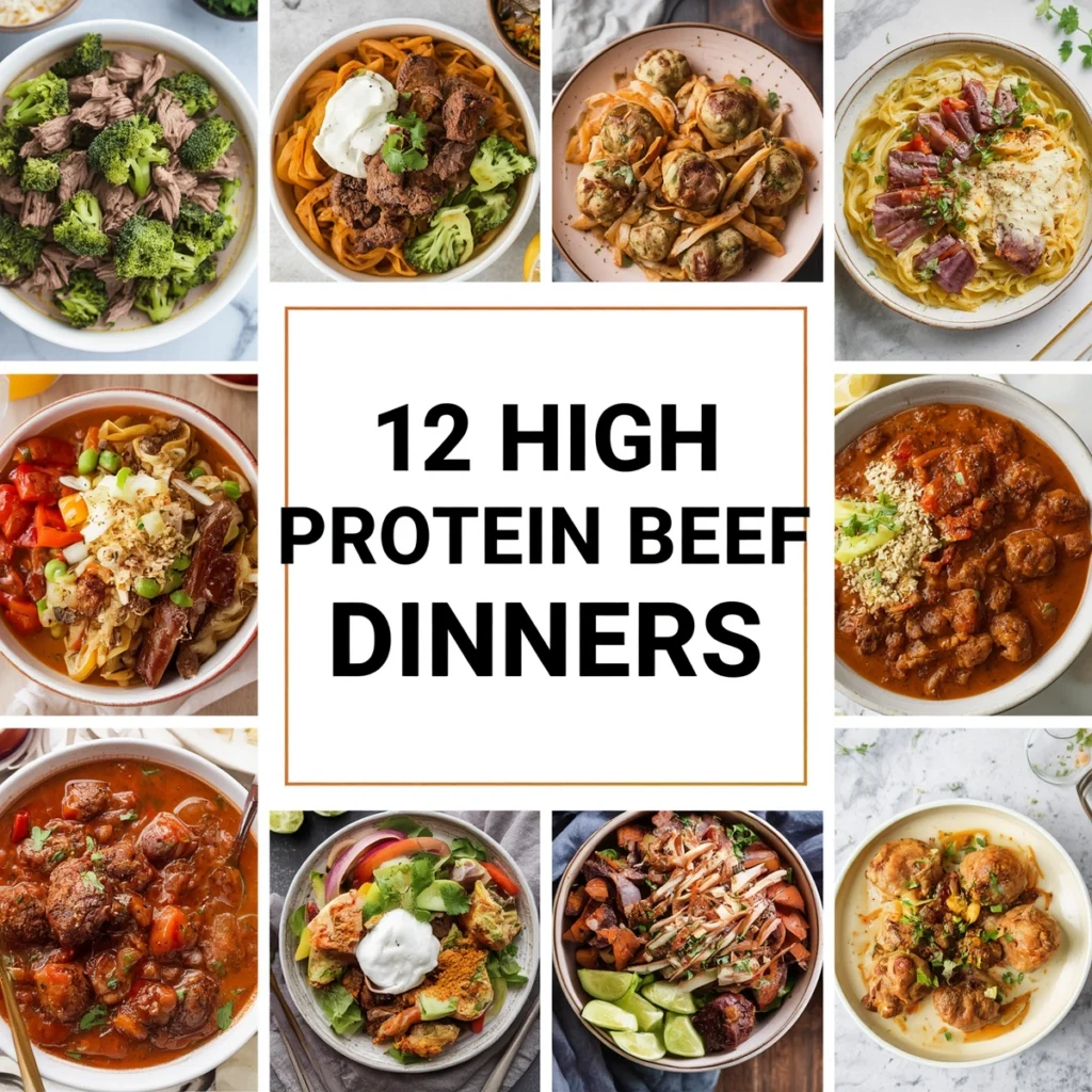 12 High Protein Beef Dinners