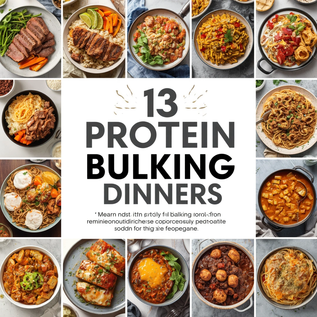 13 High Protein Bulking Dinners 1