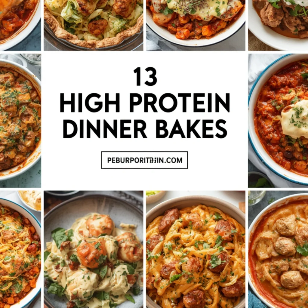 13 High Protein Dinner Bakes