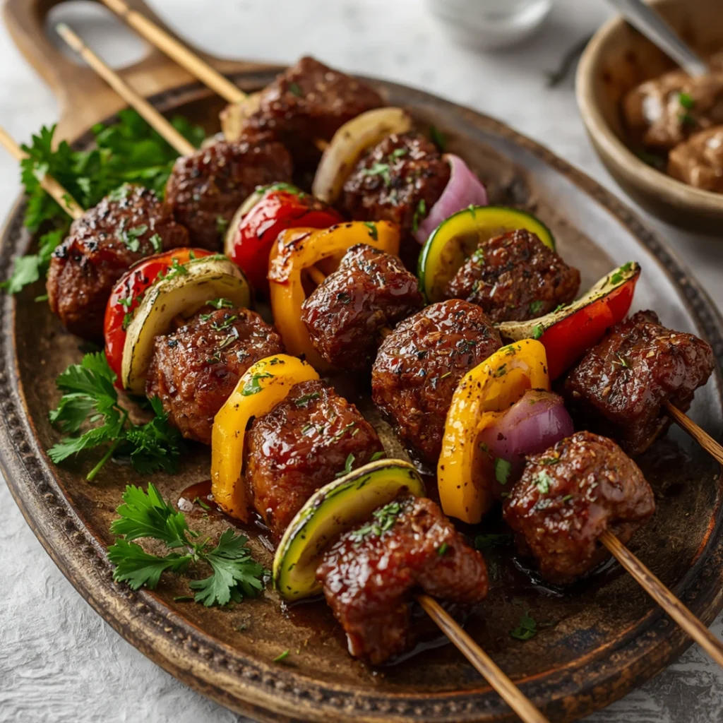 BBQ Beef Kabobs
