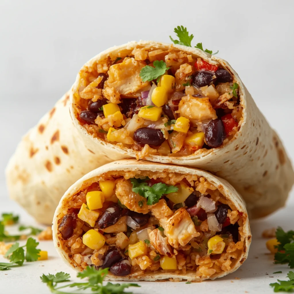 BBQ Chicken Burritos