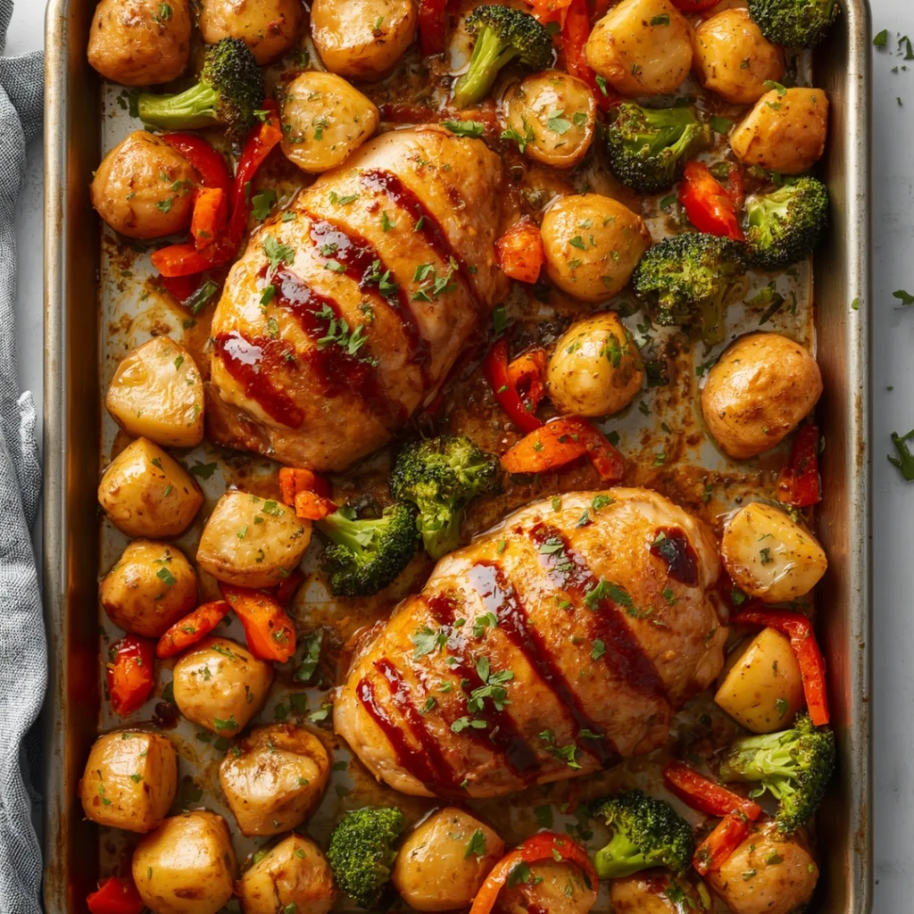 BBQ Chicken Sheet Pan Dinner Copy