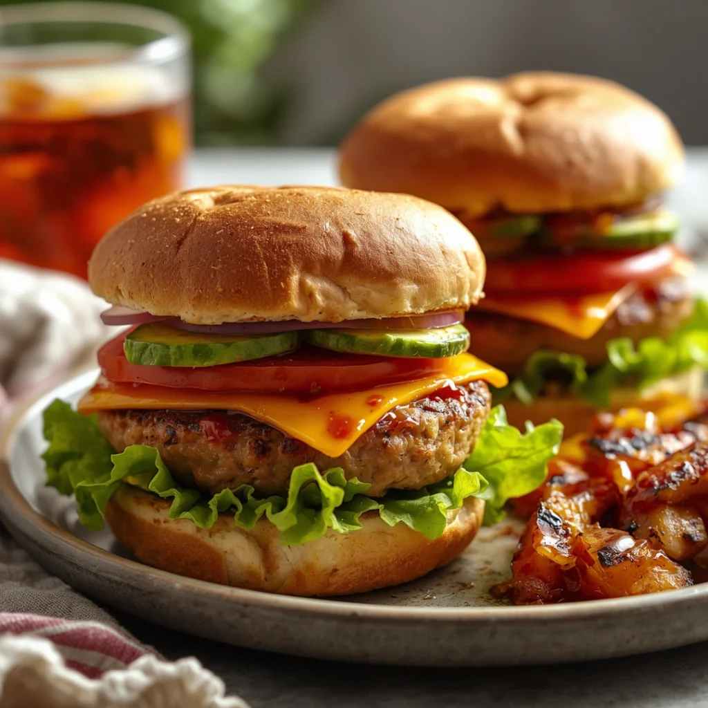 BBQ Turkey Burgers