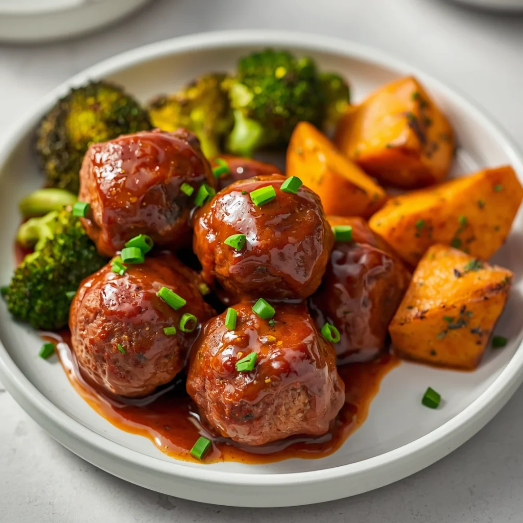 BBQ Turkey Meatballs 1