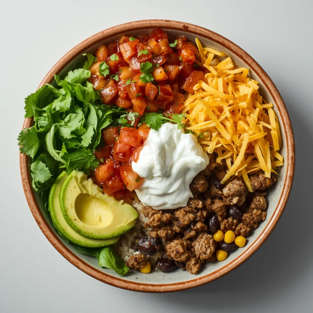 Beef Burrito Bowls 1