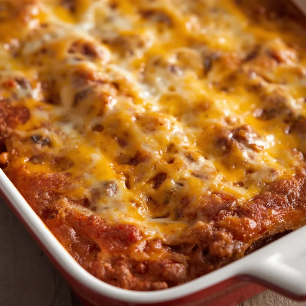 Beef Enchilada Bake