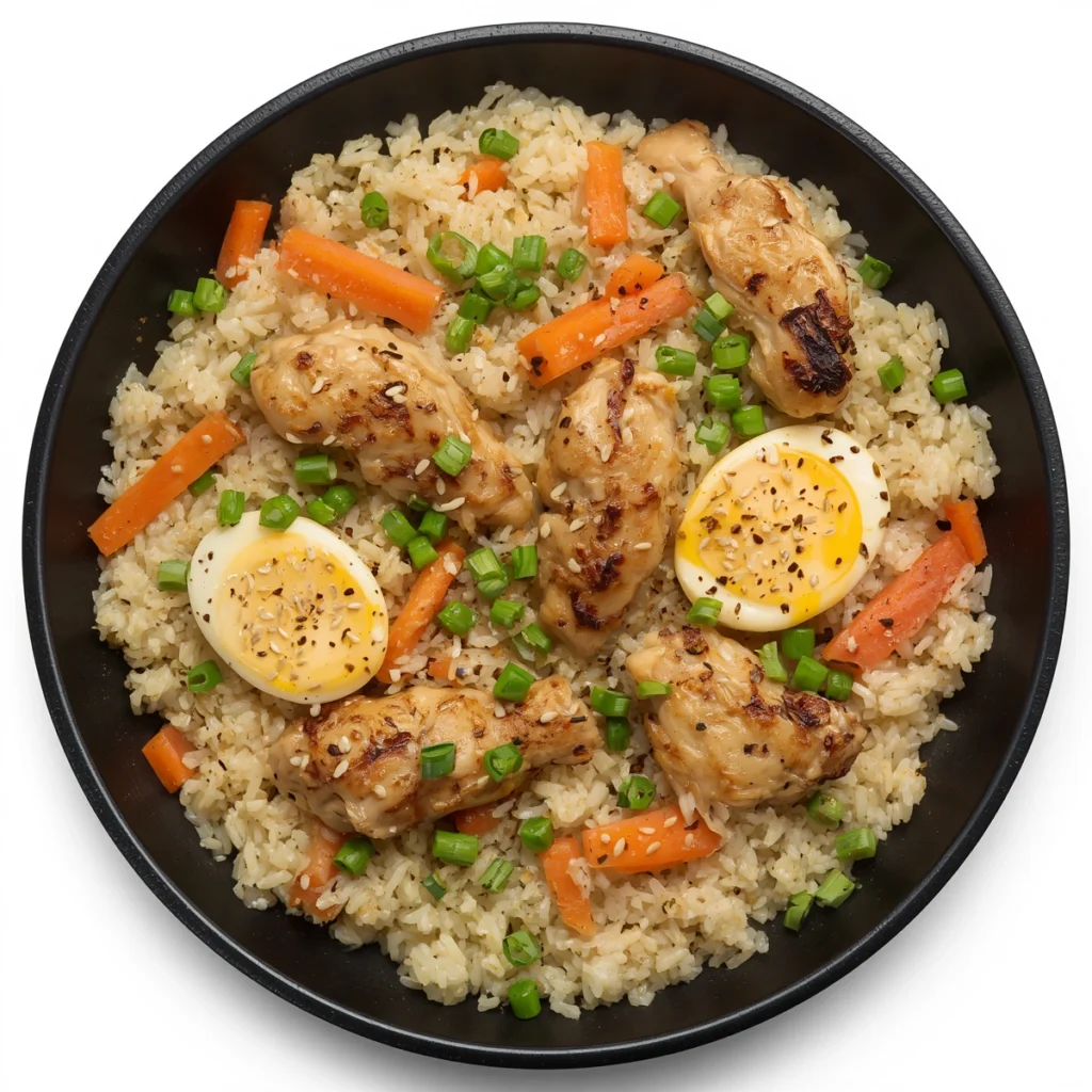 Blackstone Chicken Fried Rice