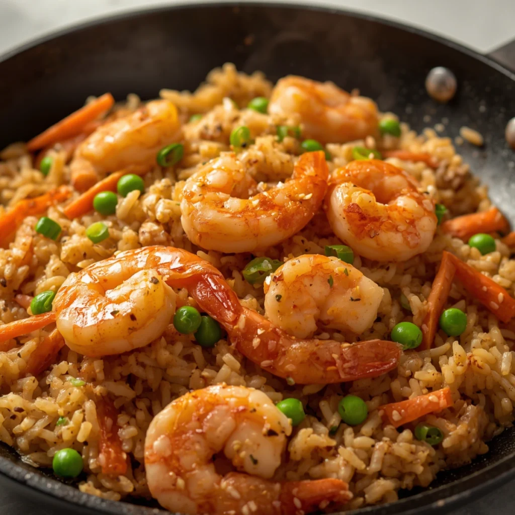 Blackstone Shrimp Fried Rice